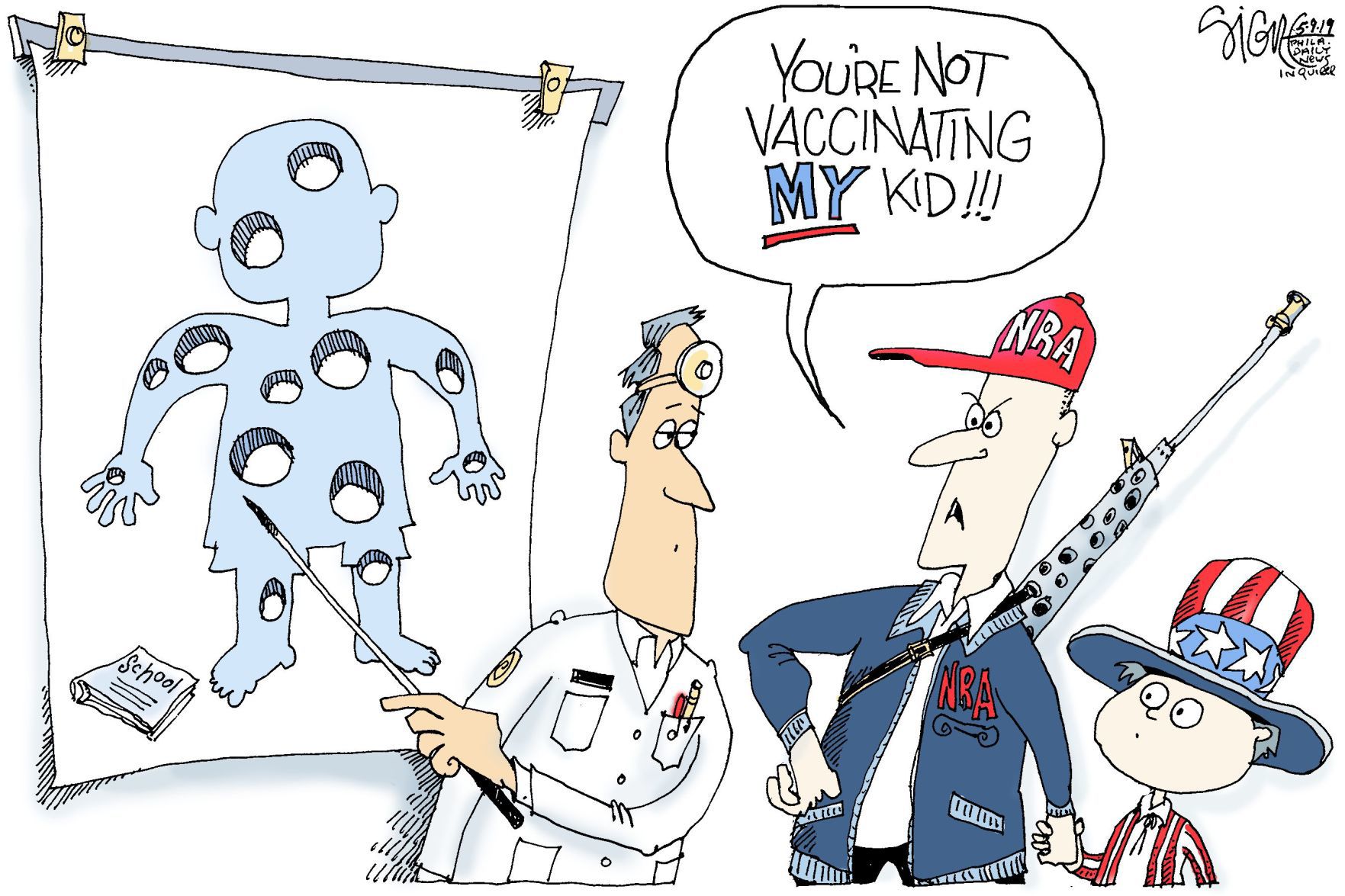 Signe Wilkinson cartoon